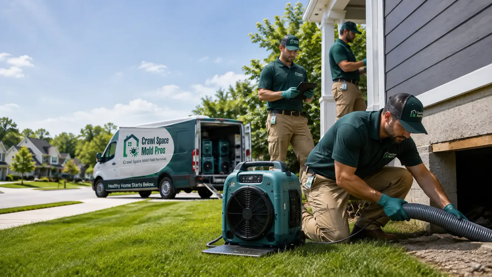 Crawl Space Mold Removal in Assonet, MA